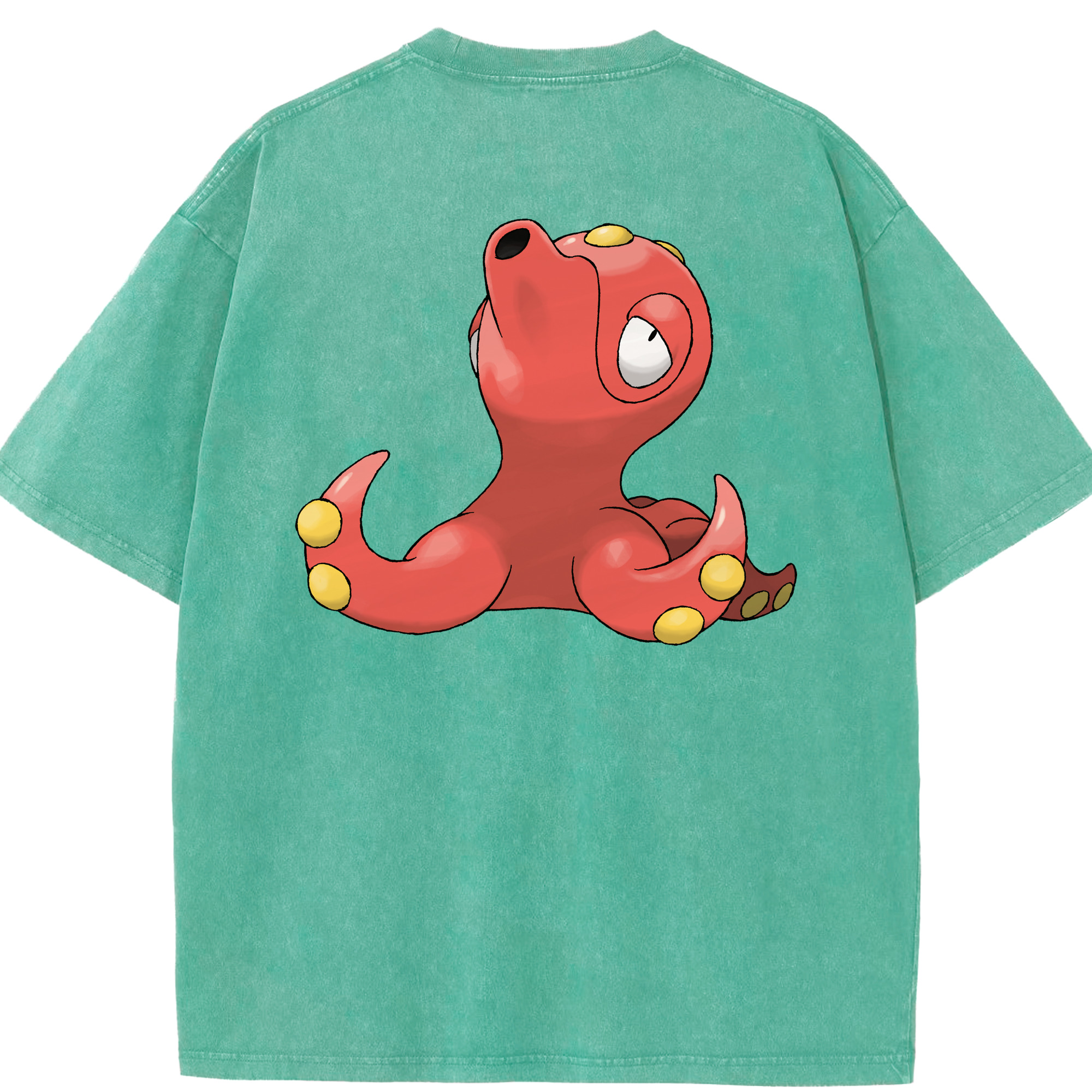 （画像用） ポケットモンスター Pokémon 綿100% ヴィンテージ風 半袖Tシャツ（背面プリント）